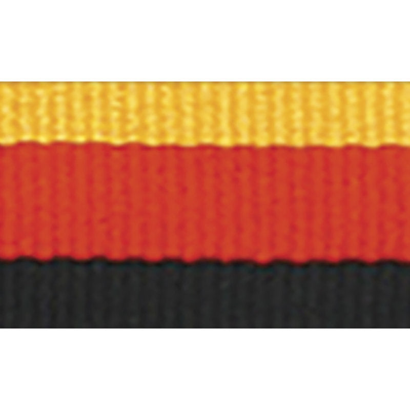 Gold / Red / Black Ribbon