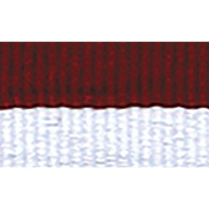 Maroon / White Ribbon