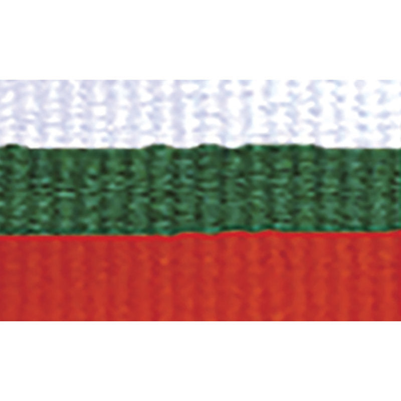 White / Green / Red Ribbon