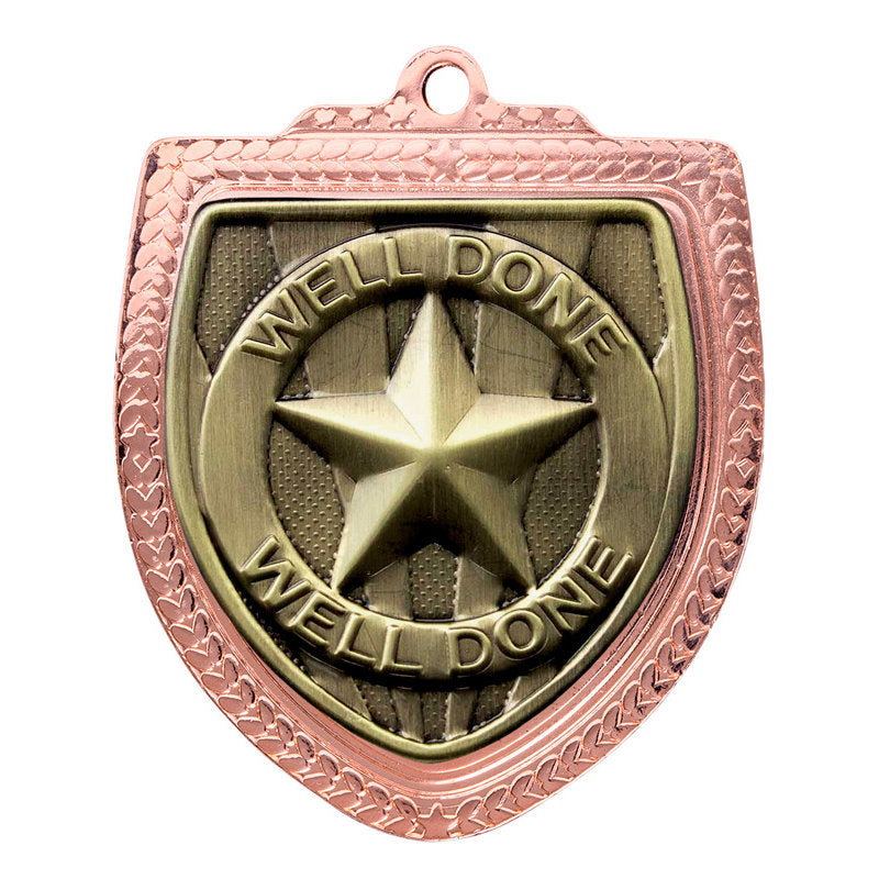Shield Medal - Well Done!