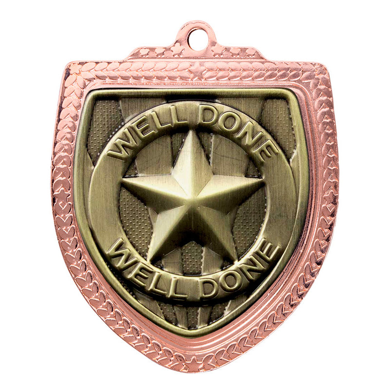 Shield Medal - Well Done!