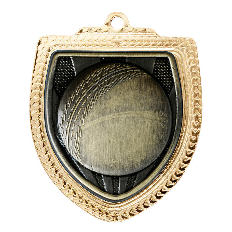 Shield Medal - Cricket Ball
