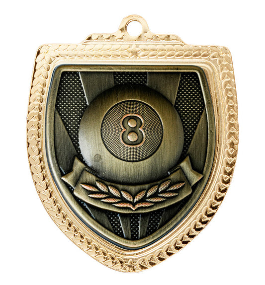 Shield Medal - Billiards/Pool Ball