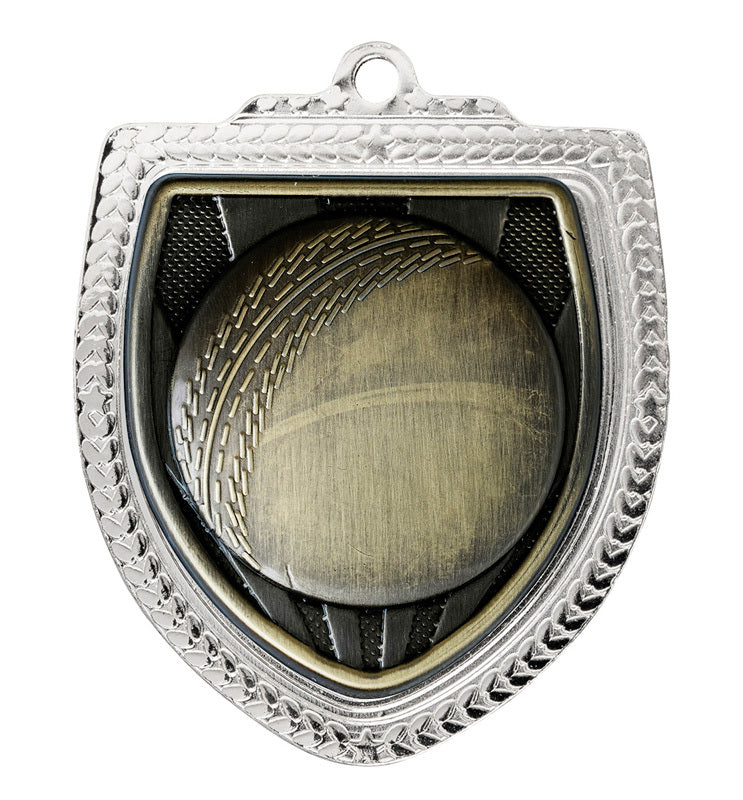 Shield Medal - Cricket Ball