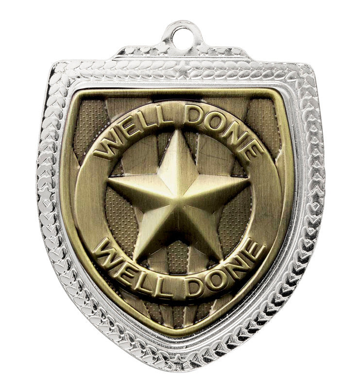 Shield Medal - Well Done!