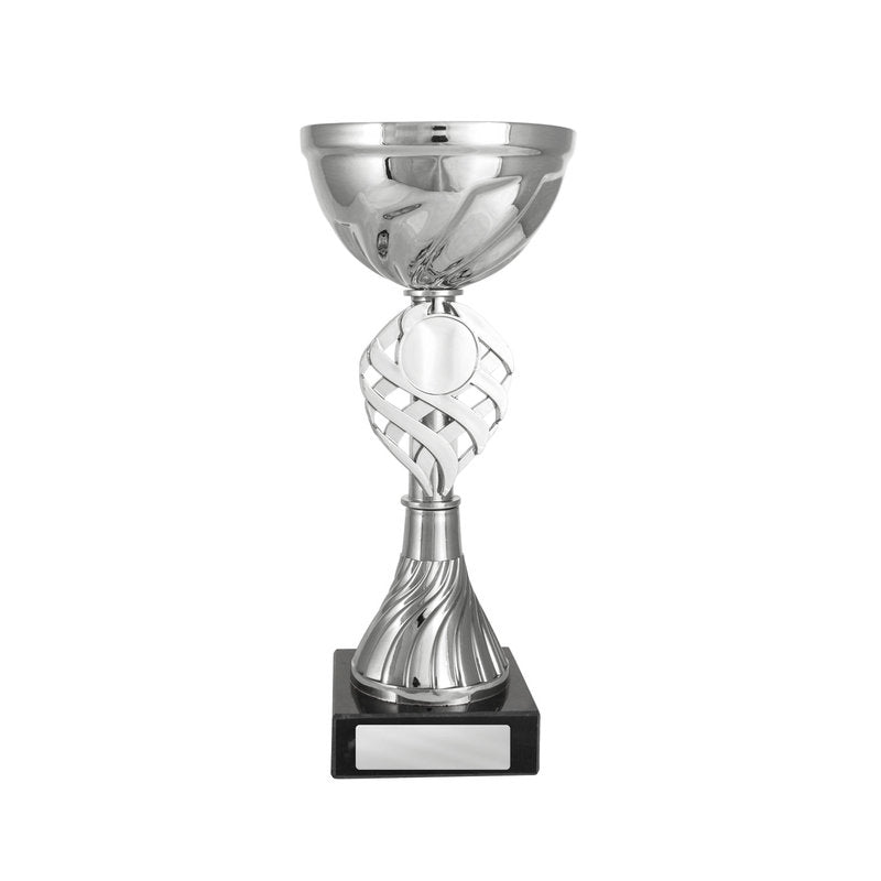 Cup on Base Assembled Silver-Black