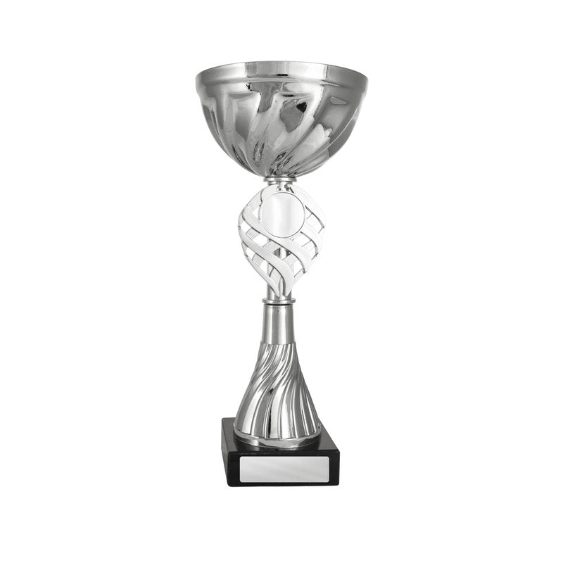 Cup on Base Assembled Silver-Black