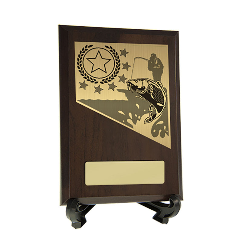 Plaque with Fishing Trim