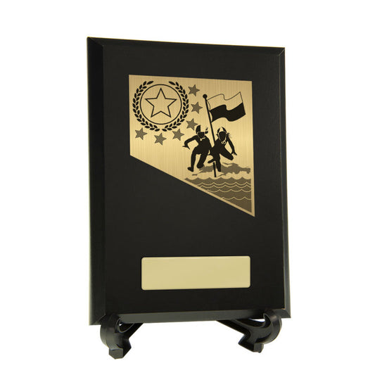 Plaque with Lifesaving Trim