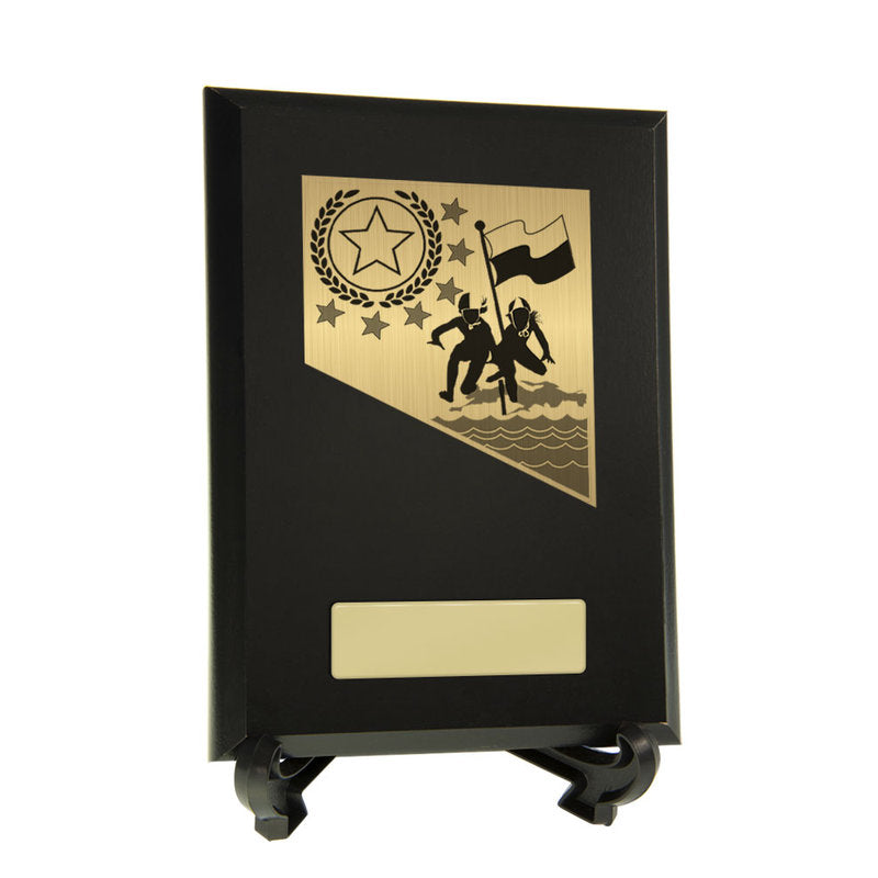 Plaque with Lifesaving Trim