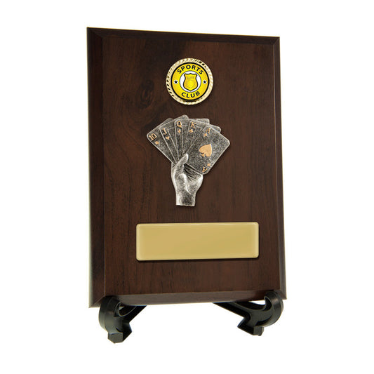 Plaque with Poker Trim