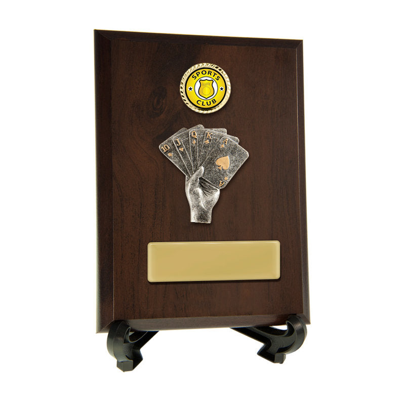 Plaque with Poker Trim