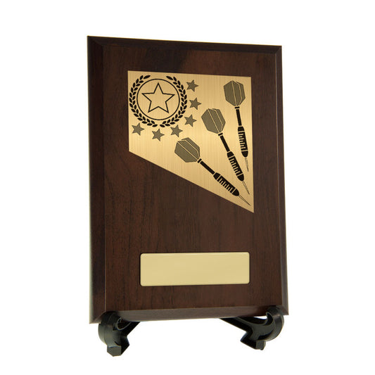 Plaque with Darts Trim