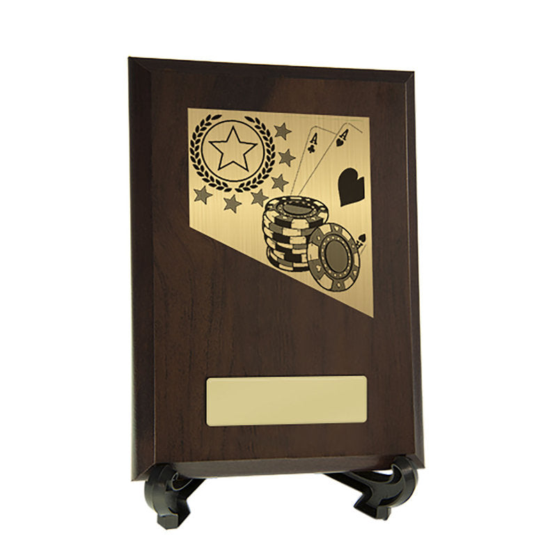 Plaque with Poker Trim