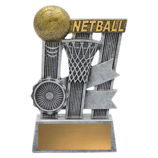 Netball Silver Ribbon