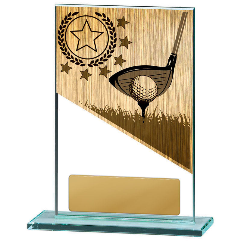 Golf Theme on Glass