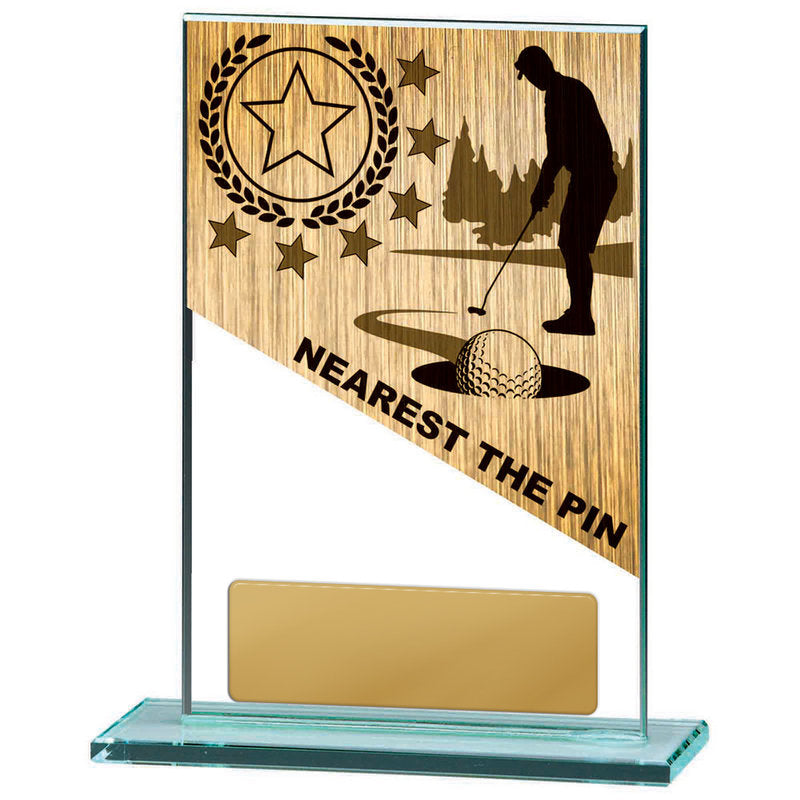 Golf Theme on Glass