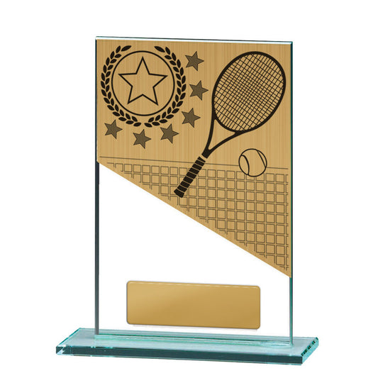 Tennis Theme on Glass