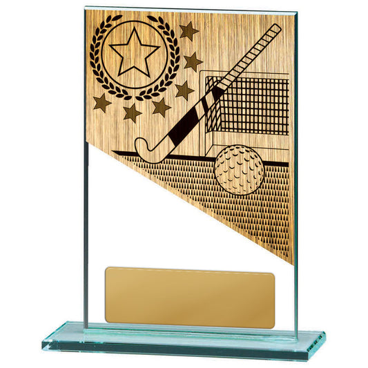 Hockey Theme on Glass