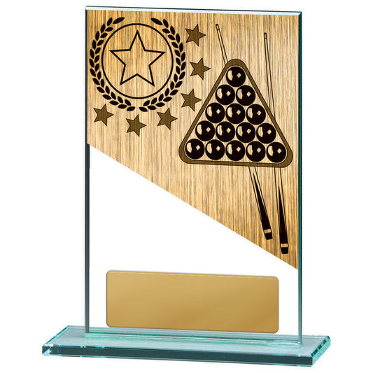 Billiards Theme on Glass