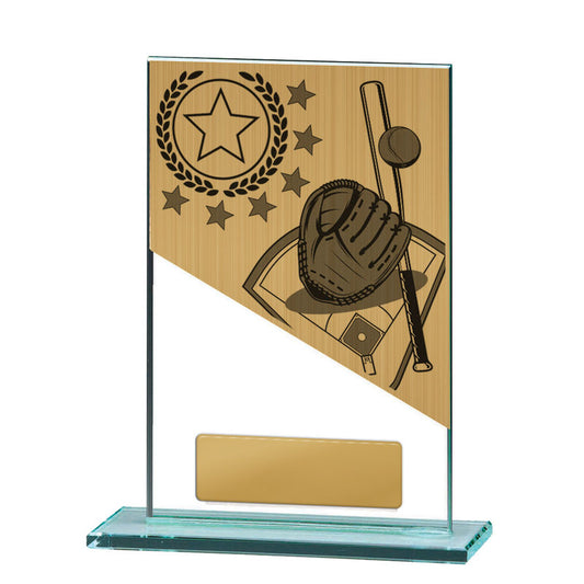 Baseball Theme on Glass