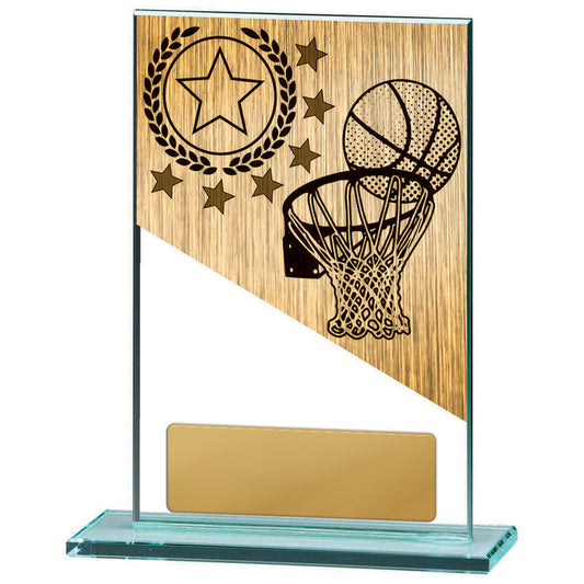 Basketball Theme on Glass
