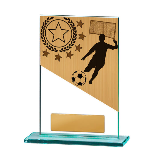 Football Theme on Glass