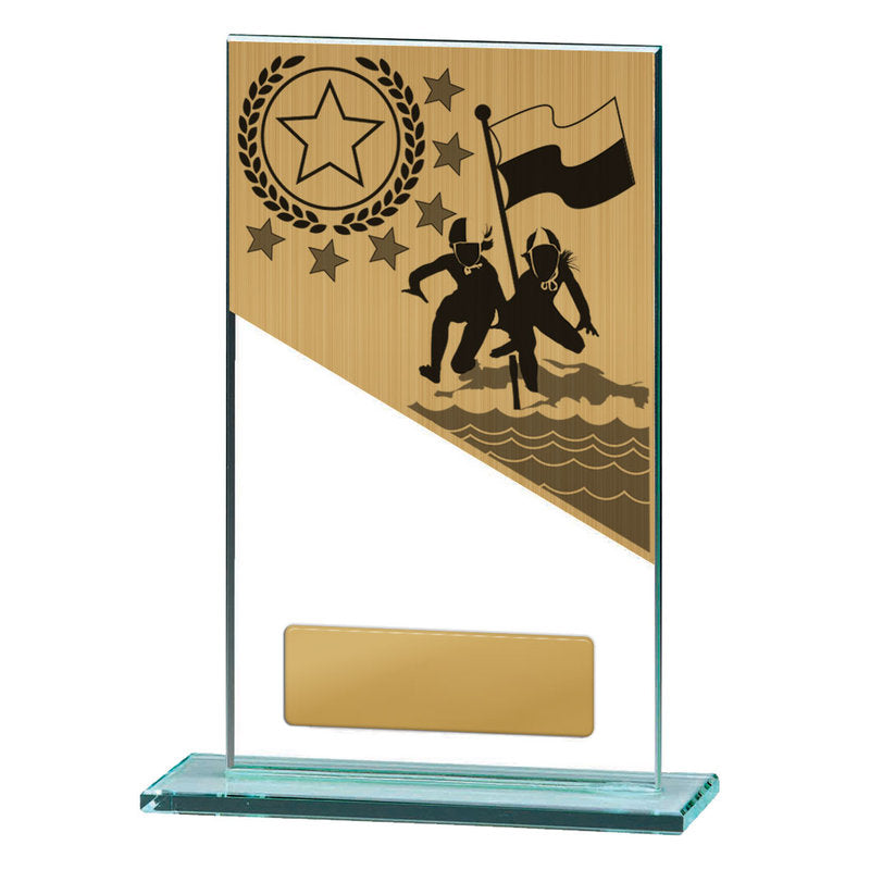 Lifesaving Theme on Glass