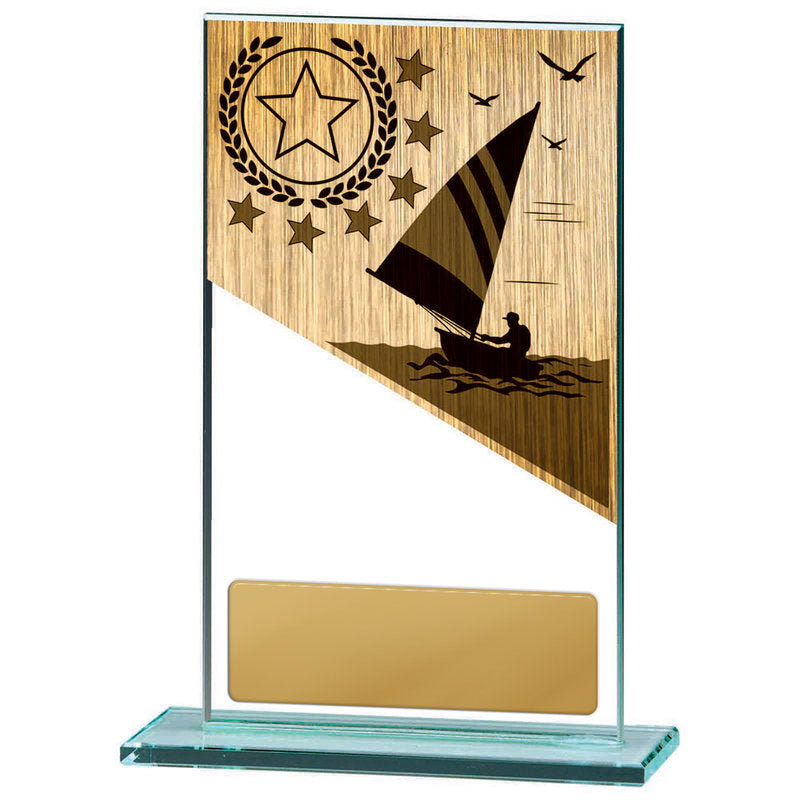 Sailing Theme on Glass