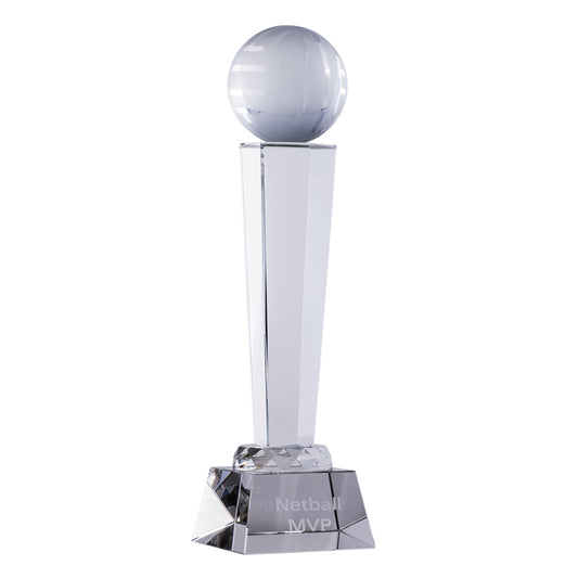 Crystal Netball on Stand