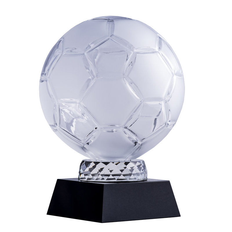 Crystal Soccer Ball on Stand
