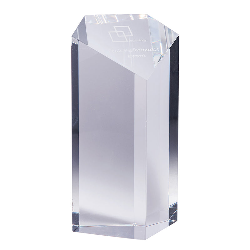 Crystal Clarity Series- 5 sided superman cube