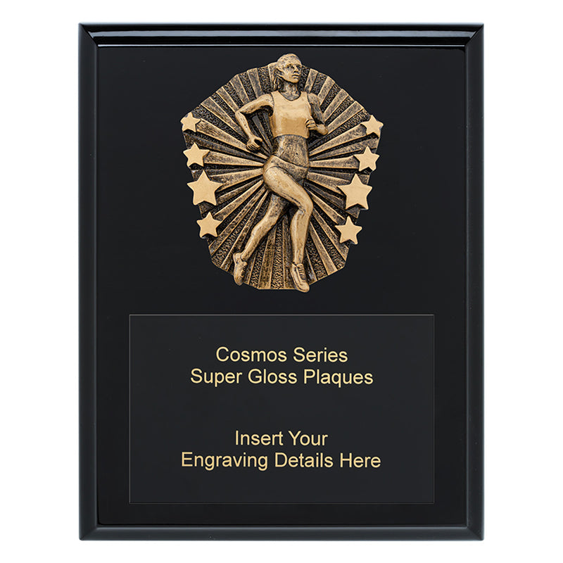 Cosmos Super Plaque - Female Running