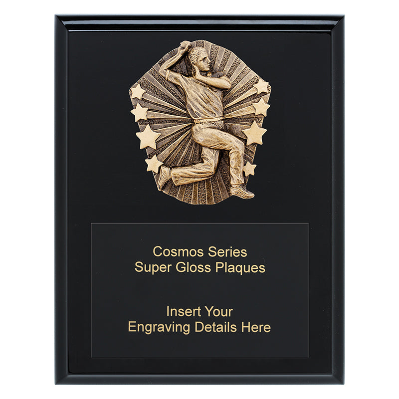 Cosmos Super Plaque - Male Bowler