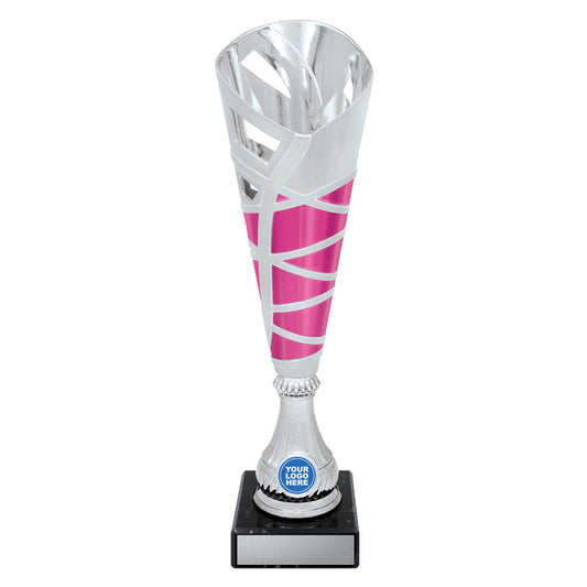 Hex Cup - Silver / Pink