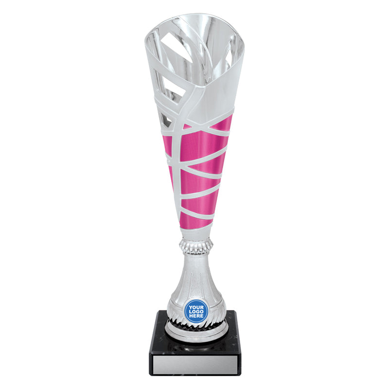 Hex Cup - Silver / Pink