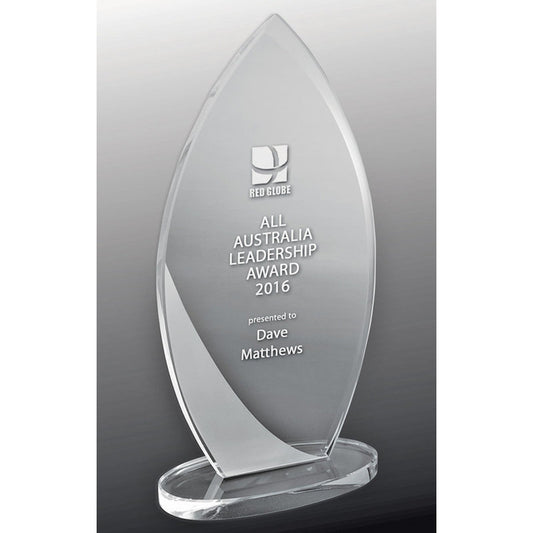 Designer Sandblasted Glass - Flame