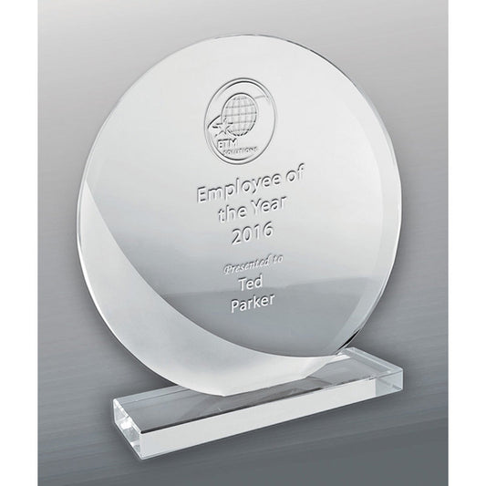 Designer Sandblasted Glass - Circle