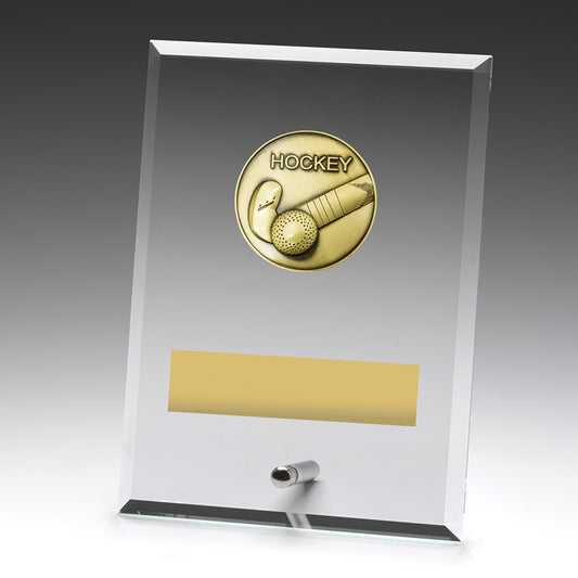 Glass Plaques - Hockey