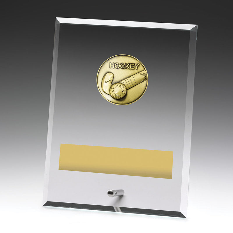 Glass Plaques - Hockey
