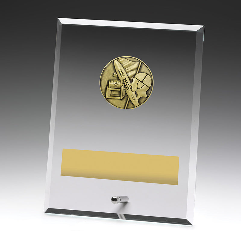 Glass Plaques - Lifesaving