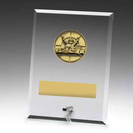 Glass Plaques - Go Kart