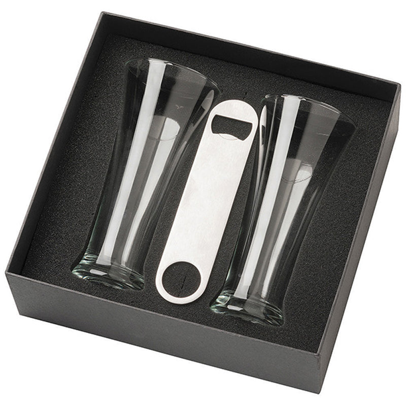 Two Piece Pilsner Glass