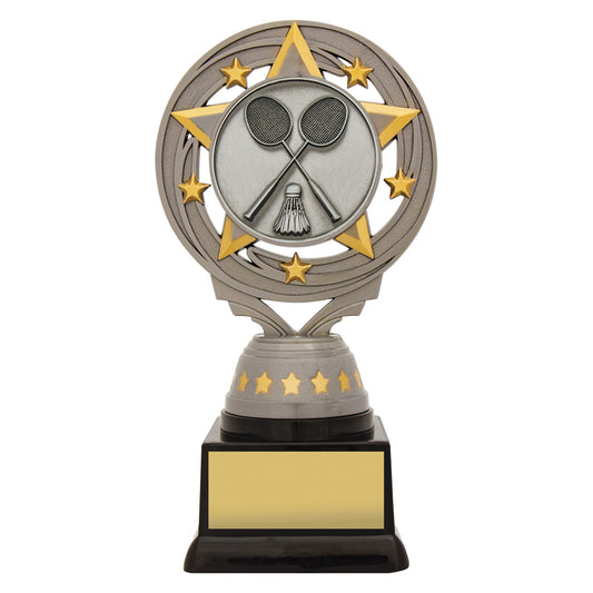 Silver Badminton Torch