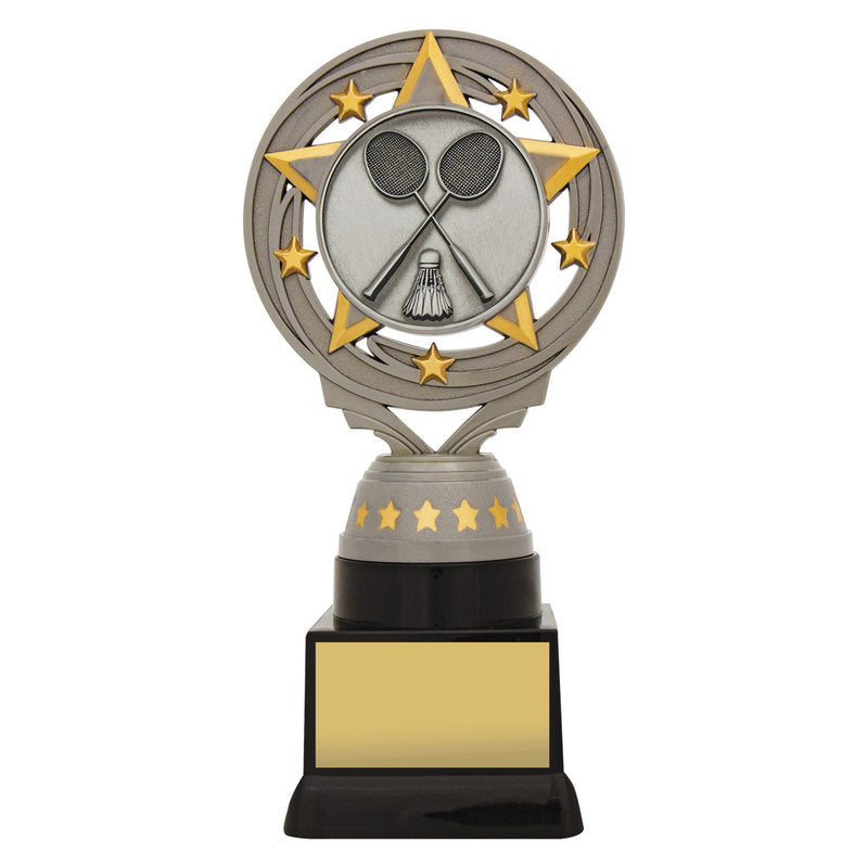 Silver Badminton Torch