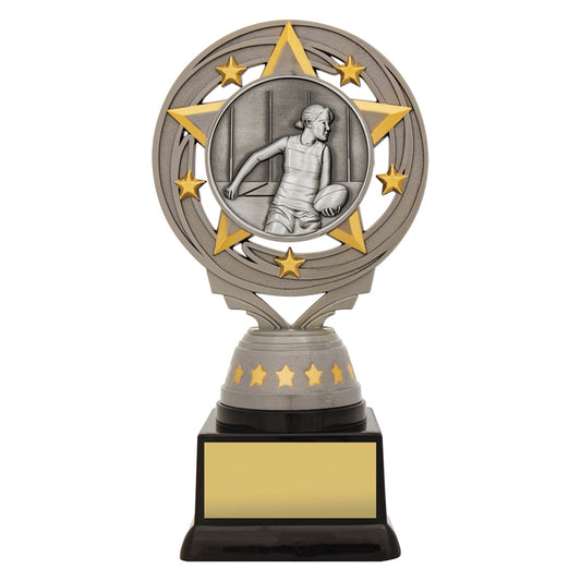 Silver Female Footy Torch