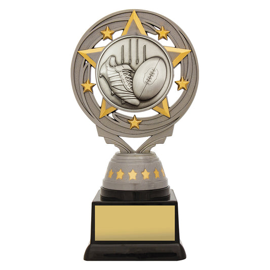 Silver Aussie Rules Torch