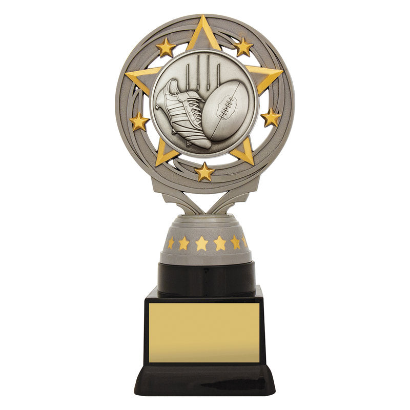Silver Aussie Rules Torch