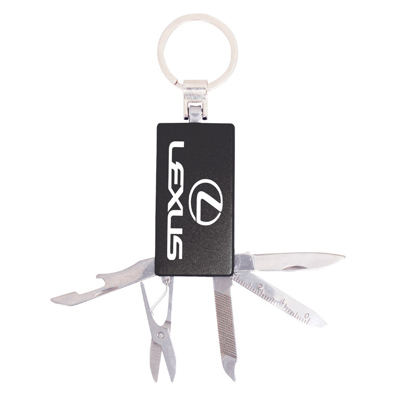 Engravable Keychain with Tools