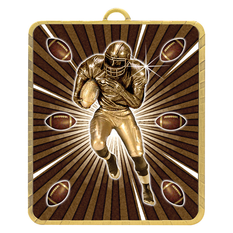 Gold Lynx Medal - American Football